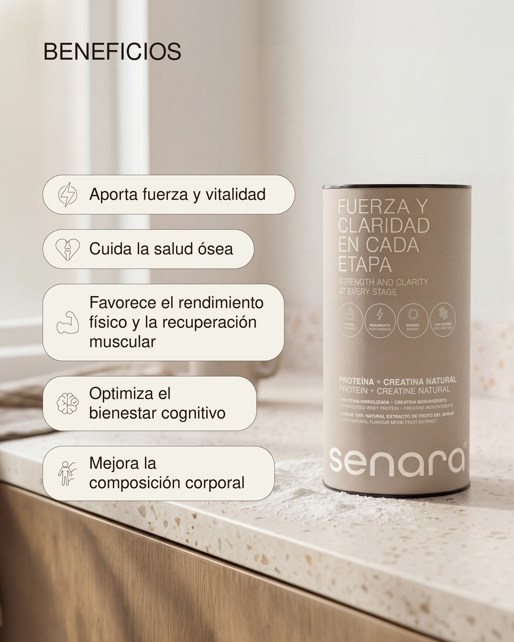 Proteína + Creatina Natural