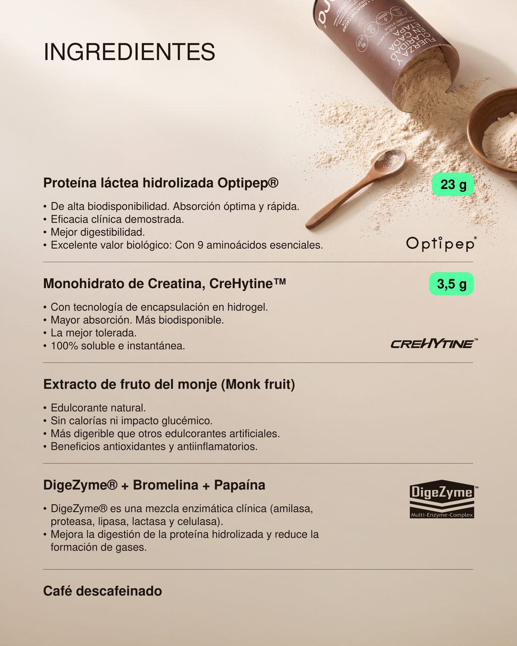 Proteína + Creatina Café