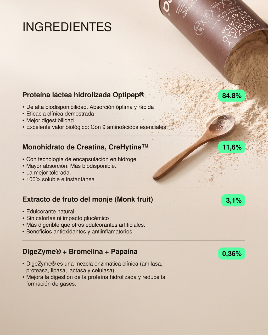Proteína + Creatina Natural
